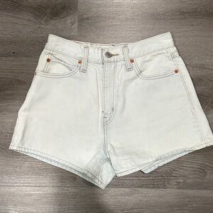 Levi's Women's Pale Blue Jean Shorts